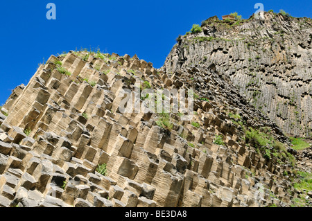 Riesige Basaltsäulen am Awan Schlucht in der Nähe von Garni, Canyon, Kotayk Region, Armenien, Asien Stockfoto