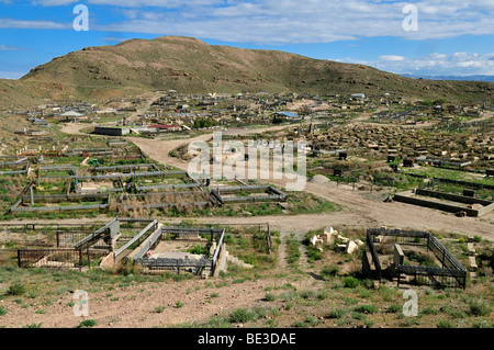 Historischen armenischen Friedhof bei Khor Virap Kloster, Armenien, Asien Stockfoto