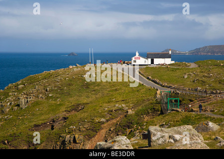 Erste und letzte Erfrischung Haus in England, Lands End, Penn ein Wlas, Cornwall, Vereinigtes Königreich, Europa Stockfoto