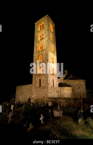 Kirche Sant Climent de Taüll. Taull, Lleida, Spanien. Stockfoto