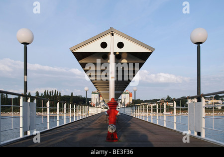 Pier in Heringsdorf Seaside Resort, Insel Usedom, Mecklenburg-Western Pomerania, Deutschland, Europa Stockfoto