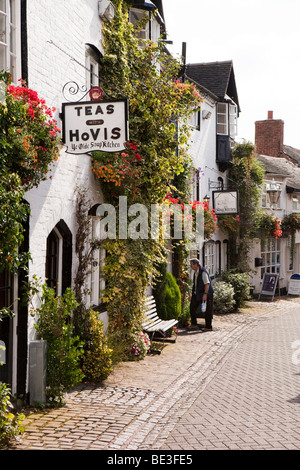 Großbritannien, England, Staffordshire, Stafford, Church Lane, die Suppenküche, beliebte Restaurant in der C16th Gebäude Stockfoto