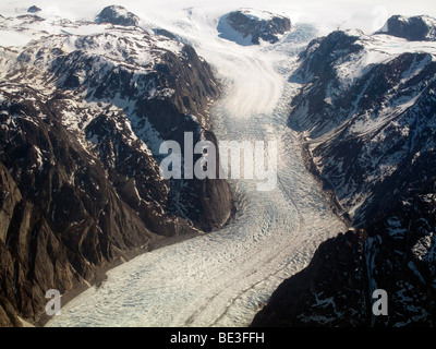 Die Sondrestrom Gletscher in Grönland. Stockfoto