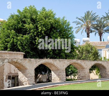 Überreste eines alten Aquädukts, Nikosia, Lefkosia, Lefkosa, Hauptstadt von Zypern, Südzypern, Europa Stockfoto