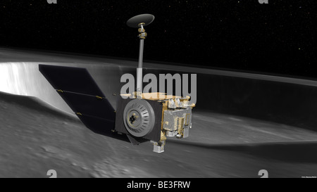 Künstler-Konzept des Lunar Reconnaissance Orbiter Stockfoto