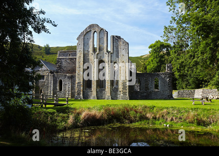 Valle Crucis Abbey, Llangollen, Wales, UK Stockfoto