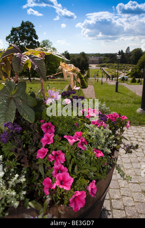 Schlossgarten (Uppsala, Schweden) Stockfoto