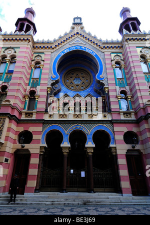 Jubiläum oder Jerusalem-Synagoge in Prag, Tschechische Republik, Europa Stockfoto