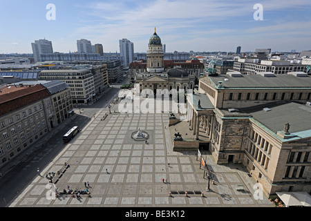 Blick vom französischen Dom am Gendarmenmarkt in Berlin, Deutschland, Europa Stockfoto