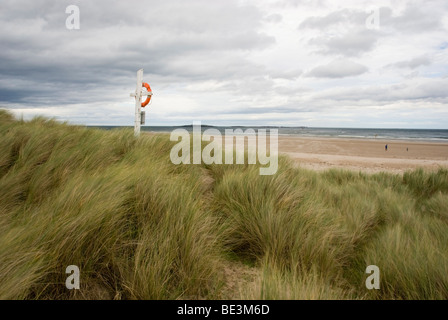 St. Aidans Dunes, Northumberland Küste, Großbritannien Stockfoto