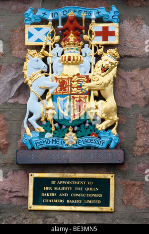 Royal Warrants Appointment  Ballater, Royal Deeside, Aberdeenshire, Schottland, UK Stockfoto