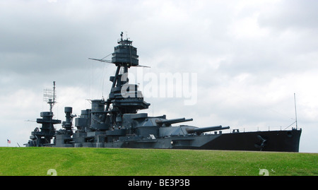 Schlachtschiff USS Texas Stockfoto