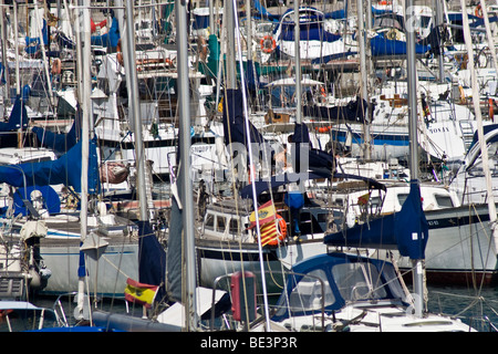 Olympischer Hafen von Barcelona Stockfoto