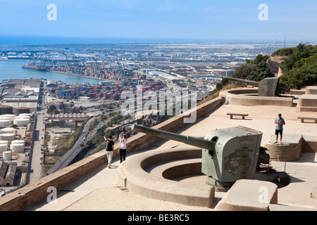 Castell de Montjuic, Barcelona (Spanien) Stockfoto