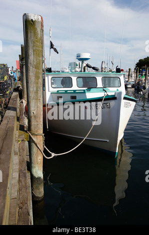 Lobster Boot, Hafen in Montauk, Long Island, New York Stockfoto