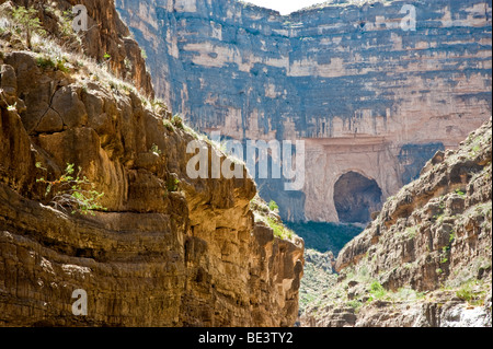 Santa Elena Canyon Big Bend Nationalpark, Texas am Rio Grande. Stockfoto