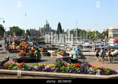 Innenhafen, Victoria, Vancouver Island, Britisch-Kolumbien Stockfoto