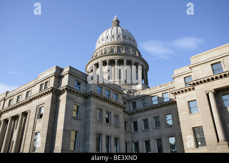 Idaho State Capitol Building bei Sonnenaufgang am Morgen. Stockfoto