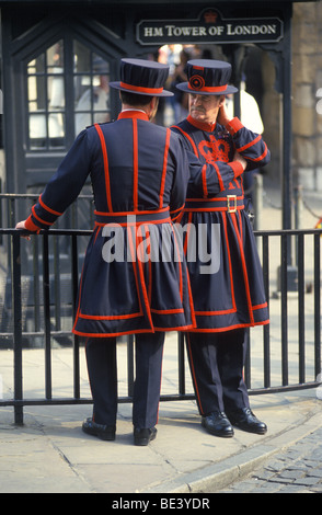 Turm Wachen in London Stockfoto