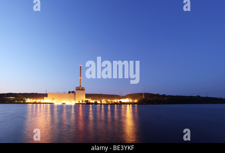 Atomkraftwerk Kruemmel an der Elbe, TESPE, Deutschland. Stockfoto