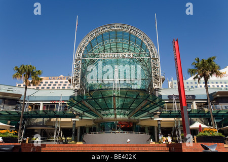 Das Harbourside Komplex - eine beliebte Einkaufsviertel am Darling Harbour. Sydney, New South Wales, Australien Stockfoto