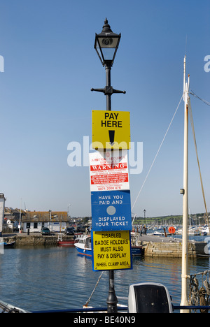 Warnschild Stockfoto