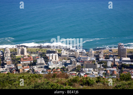 Ansicht von Sea Point - Kapstadt Stockfoto