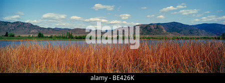 Malerische Landschaft in der Nähe von Osoyoos, BC, South Okanagan Valley, British Columbia, Kanada - Deadman See Herbst / Herbst-Saison Stockfoto