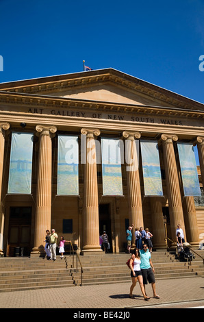 Die Art Gallery of New South Wales. Die Domain, Sydney, New South Wales, Australien Stockfoto