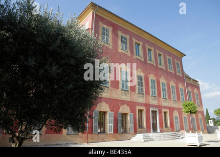 Eintritt in die Matisse Museum Villa des Aromaten Cimiez Nizza, Südfrankreich Stockfoto