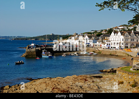 der Hafen von Mawes in Cornwall, Großbritannien Stockfoto