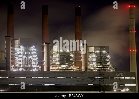 Kohle-Kraftwerk. Stockfoto