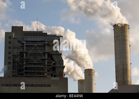 Kohle-Kraftwerk, Deutschland. Stockfoto