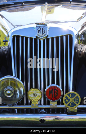 Ein Jahrgang MG Automuseum. Stockfoto