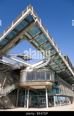 Das Exterieur des britischen National Glass Centre in Sunderland. Stockfoto