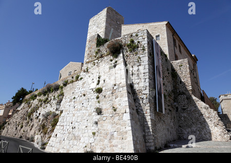 Das Chateau Grimaldi nach Hause das Picasso Museum Antibes, Südfrankreich Stockfoto