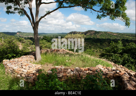 Archäologische Stätte Thulamela, Krüger Nationalpark, Südafrika Stockfoto