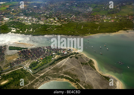 Abflug von Denpasar, Bali, Indonesien, Südostasien Stockfoto