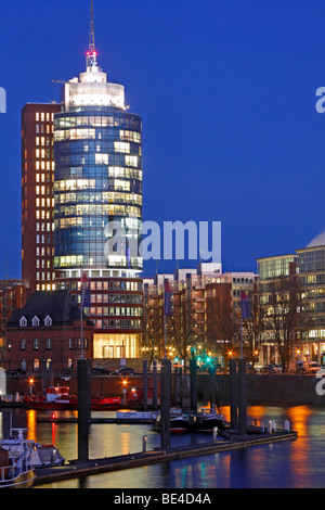 Kehrwiderspitze / Hanseatic Trade Center / Hamburg Stockfoto