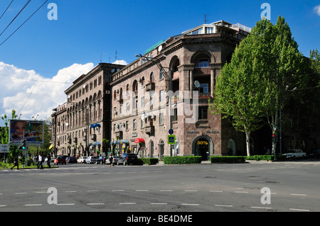 Historisches Gebäude in der Innenstadt von Eriwan, Jerwan, Armenien, Asien Stockfoto