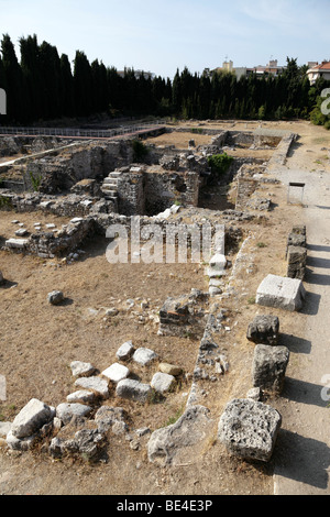 Site Archeologique Gallo-Romain Aromaten Cimiez Nizza, Südfrankreich Stockfoto