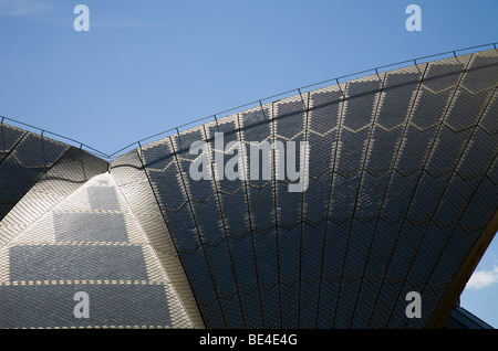 Sydney Opera House Dach Detail. Sydney, New South Wales, Australien Stockfoto
