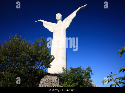 Statue von Christus dem Erlöser bei Maratea in Süditalien Stockfoto