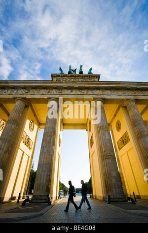 Das Brandenburger Tor, Brandenburger Tor in Berlin, Deutschland, Europa Stockfoto