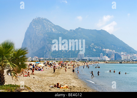 Felsen von Gibraltar, Großbritannien, Europa Stockfoto