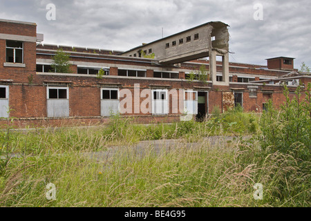 Werksgelände der ehemaligen deutschen Norton GmbH, Hersteller von Schleifmittel, Wesseling, North Rhine-Westphalia, Keim Stockfoto