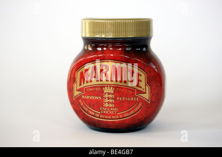 Ein Limited Edition Glas Marmite Stockfoto