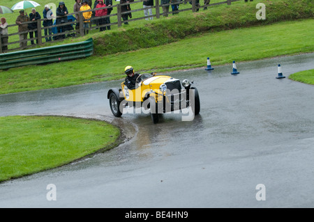 Prescott Hill Climb August 2009 Riley Falcon1496cc 1936 Spezial Stockfoto