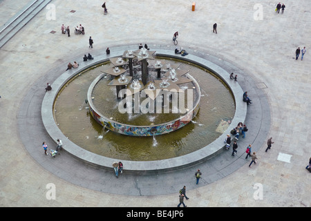 Brunnen der Freundschaft zwischen den Völkern, Alexanderplatz, Mitte, Berlin, Deutschland, Europa Stockfoto