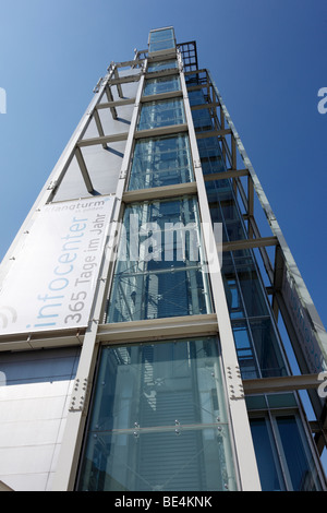 Solide Turm, Landhaus Bezirk, St. Pölten, Niederösterreich, Österreich Stockfoto